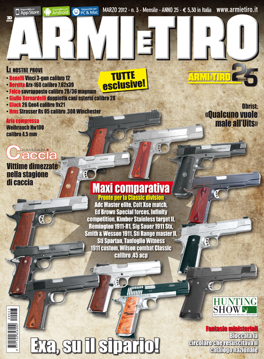 copertina armi marzo